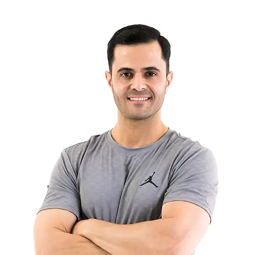 محمد مسعود یکی از مربیان برنامه اپ ورزشی تی‌فیت tfit